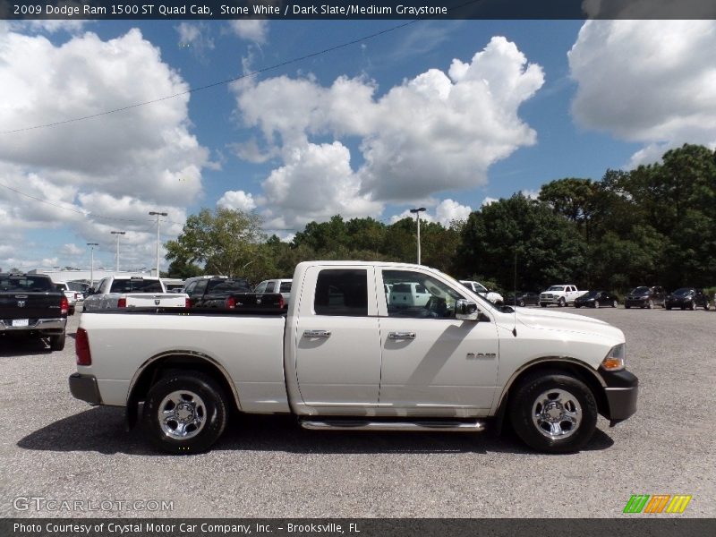 Stone White / Dark Slate/Medium Graystone 2009 Dodge Ram 1500 ST Quad Cab