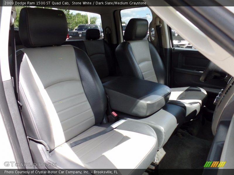 Stone White / Dark Slate/Medium Graystone 2009 Dodge Ram 1500 ST Quad Cab