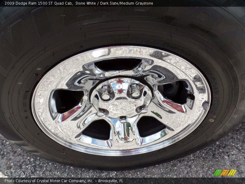 Stone White / Dark Slate/Medium Graystone 2009 Dodge Ram 1500 ST Quad Cab