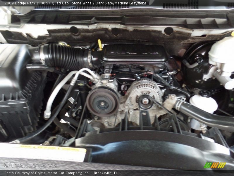 Stone White / Dark Slate/Medium Graystone 2009 Dodge Ram 1500 ST Quad Cab