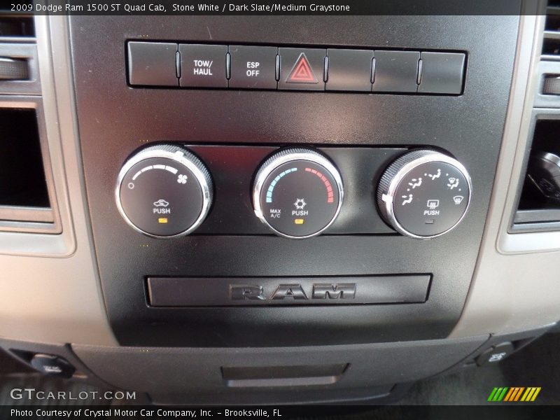 Stone White / Dark Slate/Medium Graystone 2009 Dodge Ram 1500 ST Quad Cab
