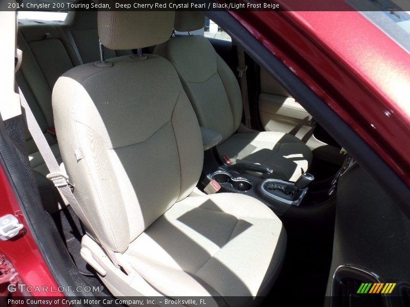 Deep Cherry Red Crystal Pearl / Black/Light Frost Beige 2014 Chrysler 200 Touring Sedan