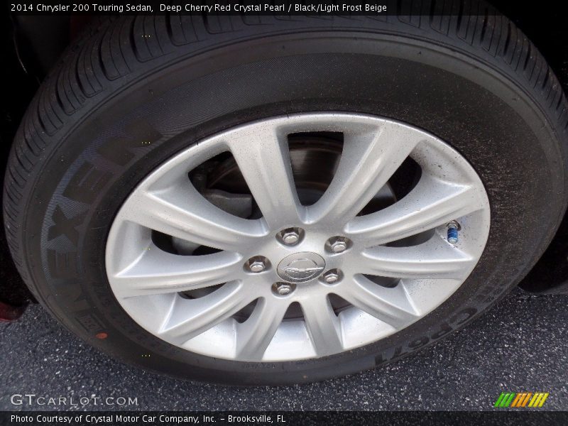Deep Cherry Red Crystal Pearl / Black/Light Frost Beige 2014 Chrysler 200 Touring Sedan