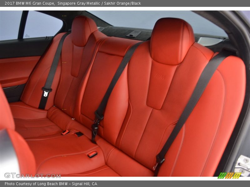Rear Seat of 2017 M6 Gran Coupe