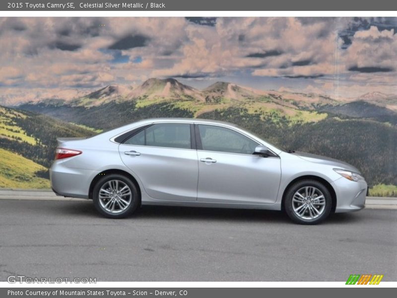 Celestial Silver Metallic / Black 2015 Toyota Camry SE