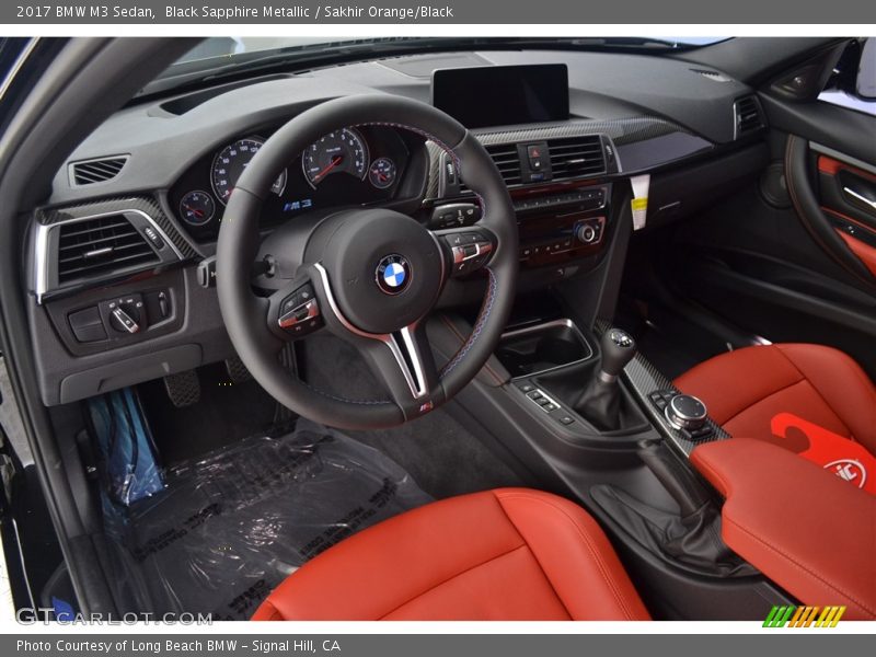  2017 M3 Sedan Sakhir Orange/Black Interior