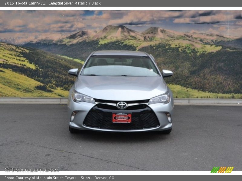 Celestial Silver Metallic / Black 2015 Toyota Camry SE