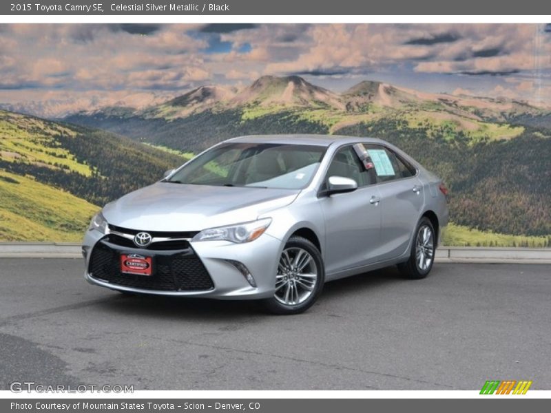 Celestial Silver Metallic / Black 2015 Toyota Camry SE