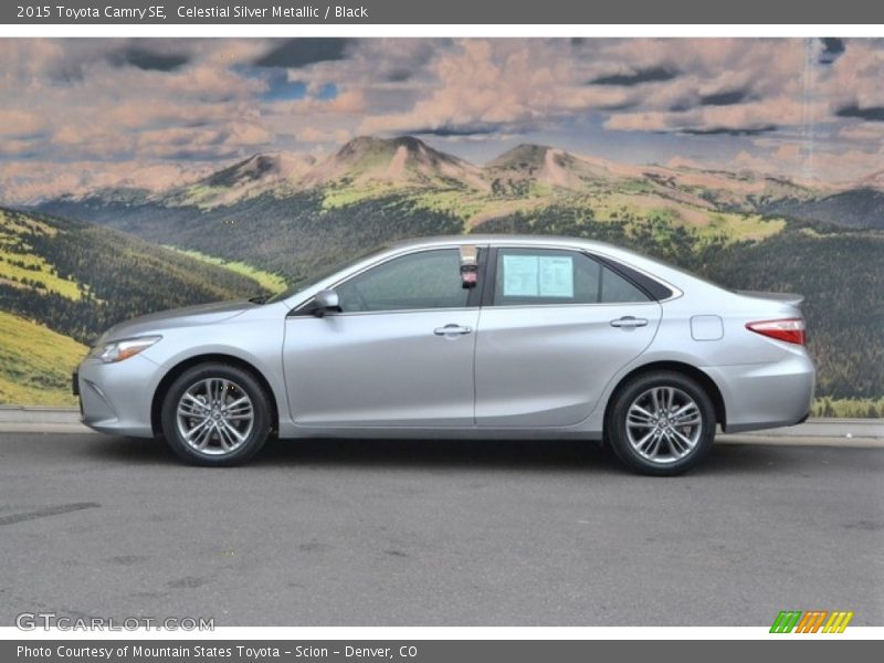Celestial Silver Metallic / Black 2015 Toyota Camry SE