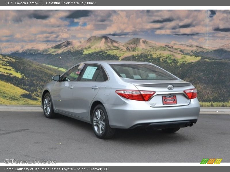 Celestial Silver Metallic / Black 2015 Toyota Camry SE