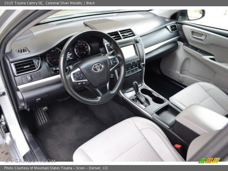 Celestial Silver Metallic / Black 2015 Toyota Camry SE