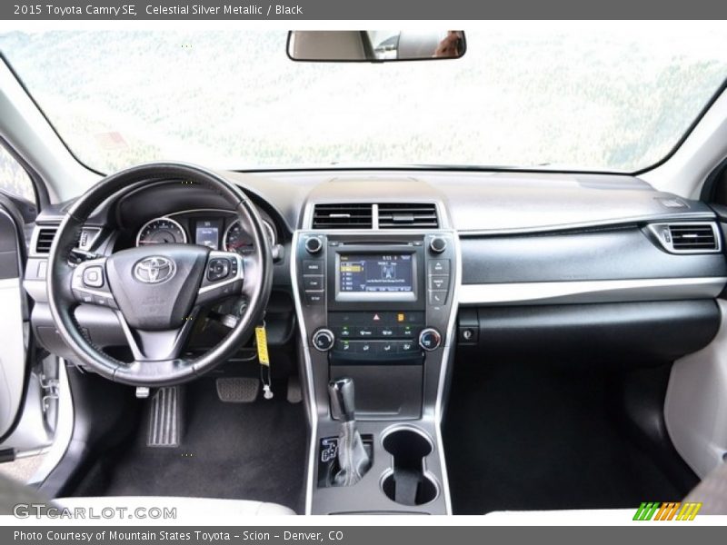 Celestial Silver Metallic / Black 2015 Toyota Camry SE