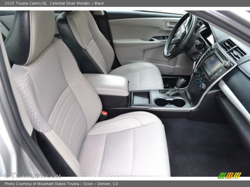 Celestial Silver Metallic / Black 2015 Toyota Camry SE