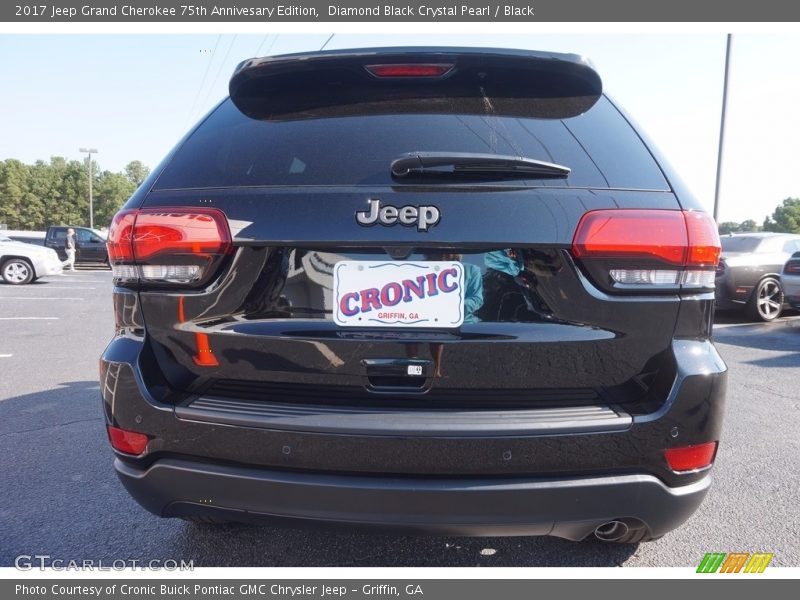 Diamond Black Crystal Pearl / Black 2017 Jeep Grand Cherokee 75th Annivesary Edition