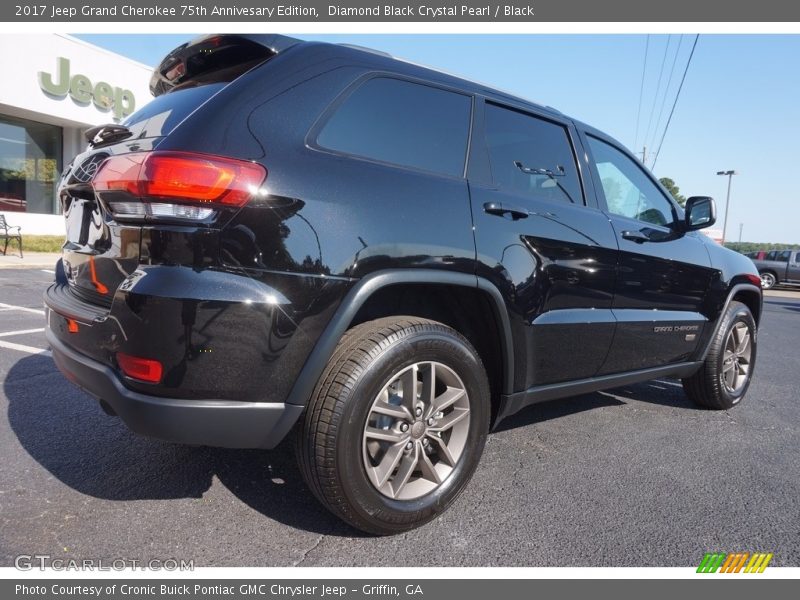 Diamond Black Crystal Pearl / Black 2017 Jeep Grand Cherokee 75th Annivesary Edition