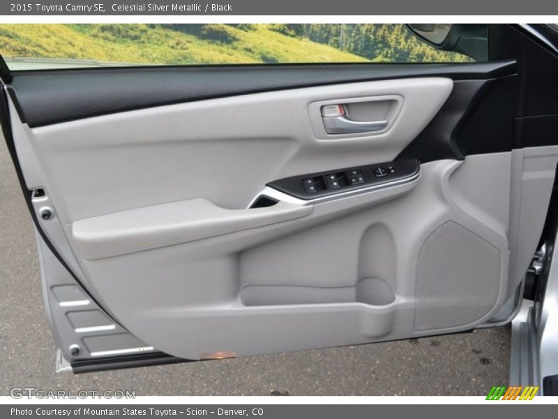 Celestial Silver Metallic / Black 2015 Toyota Camry SE