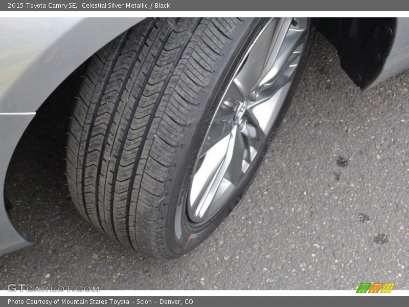 Celestial Silver Metallic / Black 2015 Toyota Camry SE