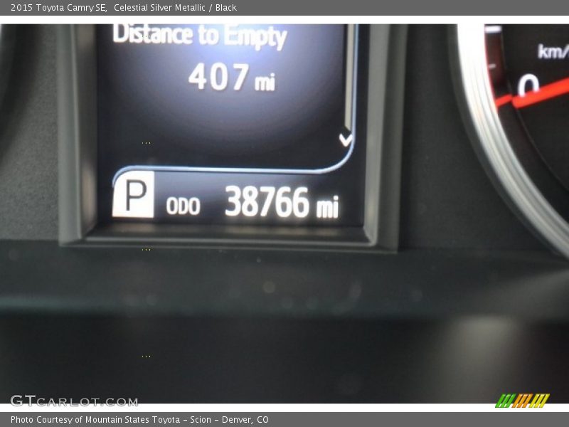 Celestial Silver Metallic / Black 2015 Toyota Camry SE