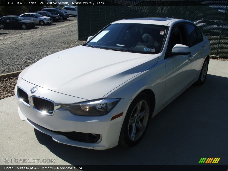 Alpine White / Black 2014 BMW 3 Series 320i xDrive Sedan