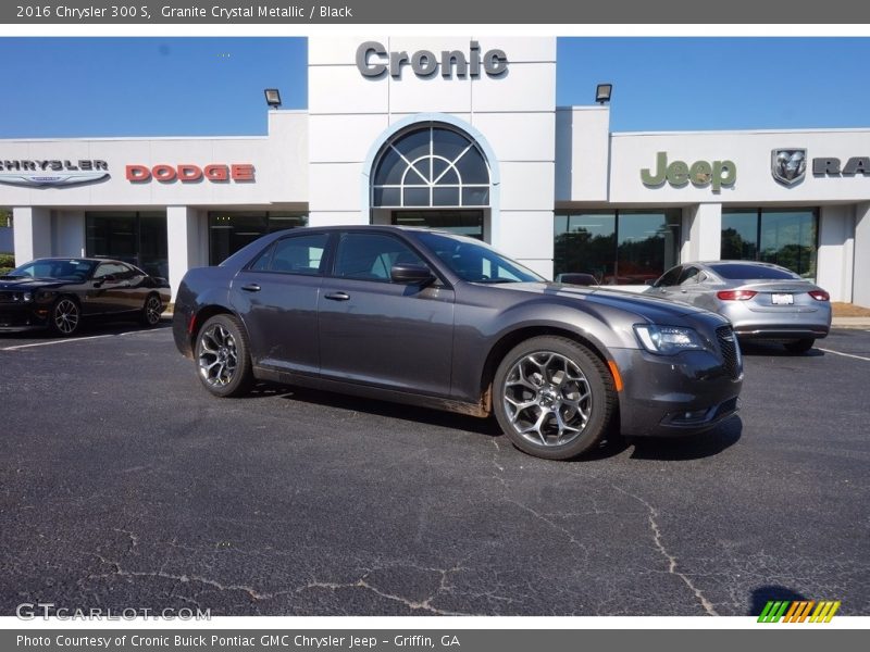 Granite Crystal Metallic / Black 2016 Chrysler 300 S