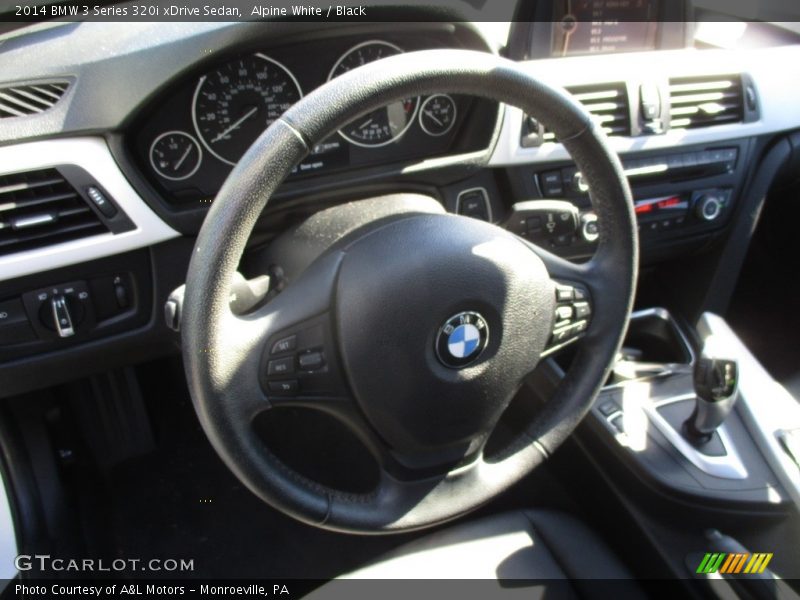 Alpine White / Black 2014 BMW 3 Series 320i xDrive Sedan