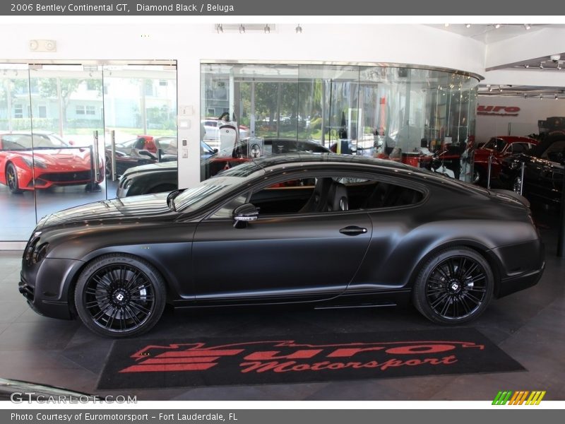 Diamond Black / Beluga 2006 Bentley Continental GT