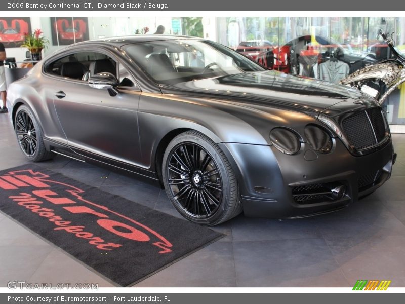 Diamond Black / Beluga 2006 Bentley Continental GT