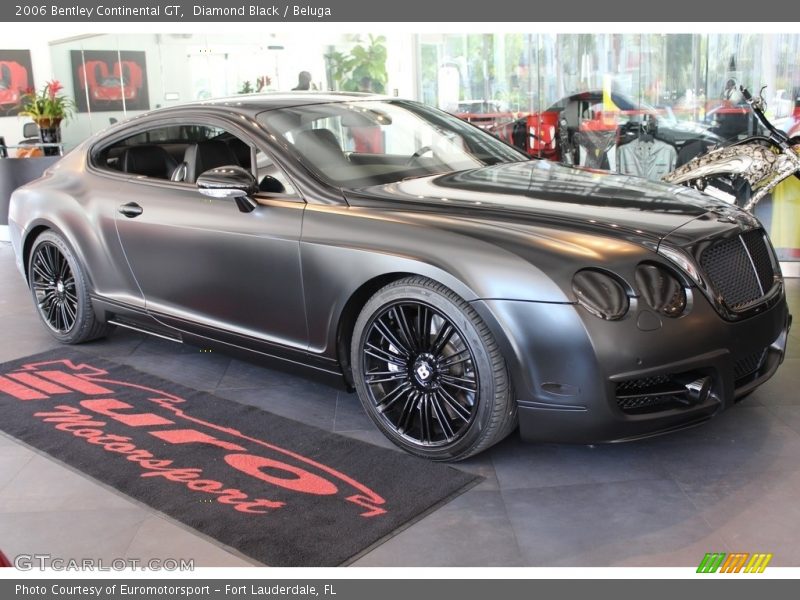 Diamond Black / Beluga 2006 Bentley Continental GT