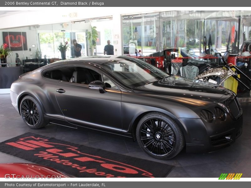 Diamond Black / Beluga 2006 Bentley Continental GT