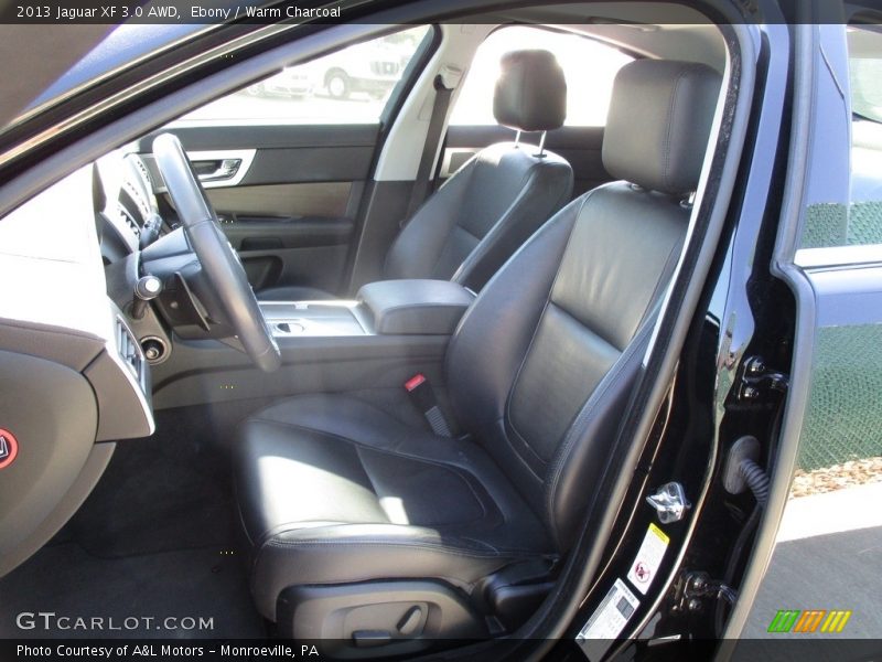 Ebony / Warm Charcoal 2013 Jaguar XF 3.0 AWD