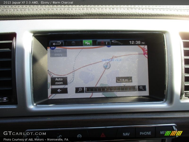Ebony / Warm Charcoal 2013 Jaguar XF 3.0 AWD
