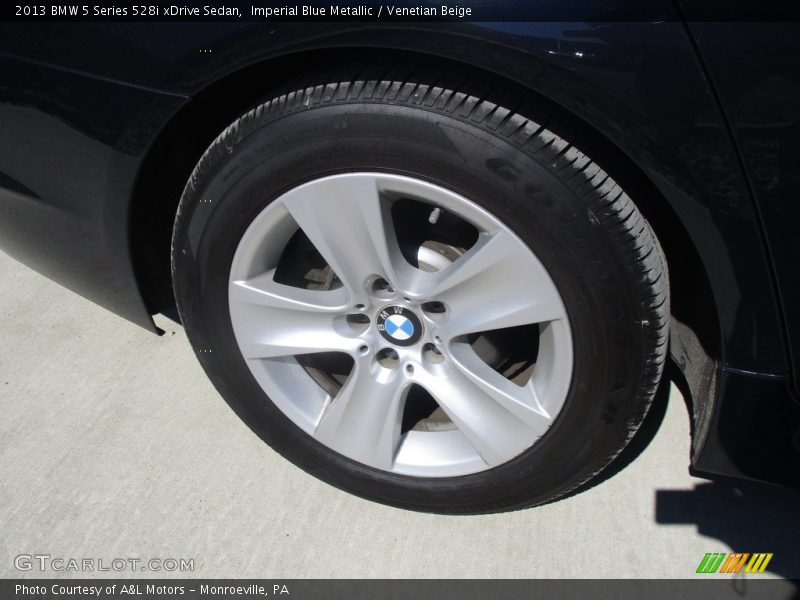 Imperial Blue Metallic / Venetian Beige 2013 BMW 5 Series 528i xDrive Sedan
