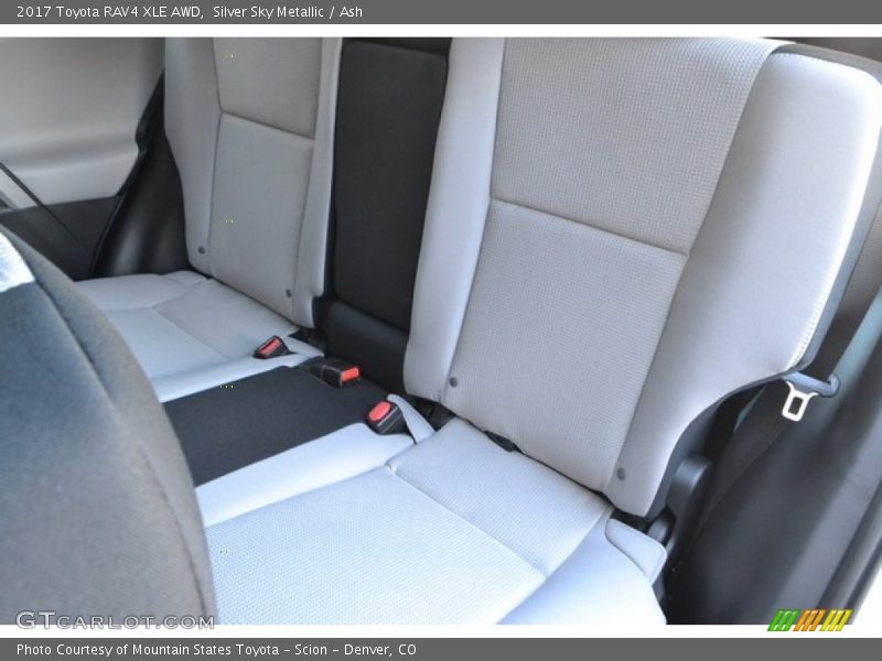 Silver Sky Metallic / Ash 2017 Toyota RAV4 XLE AWD