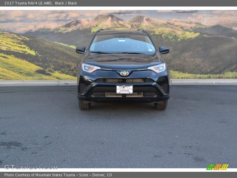 Black / Black 2017 Toyota RAV4 LE AWD
