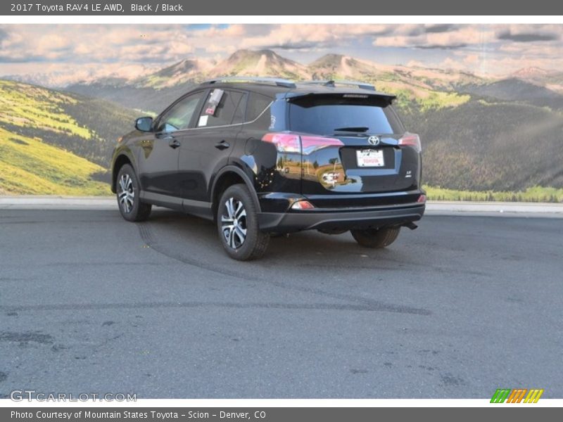 Black / Black 2017 Toyota RAV4 LE AWD