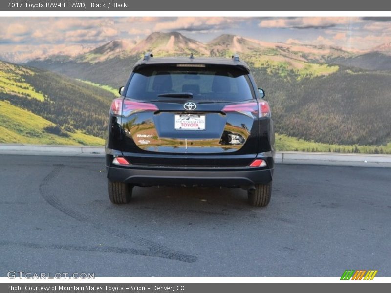 Black / Black 2017 Toyota RAV4 LE AWD