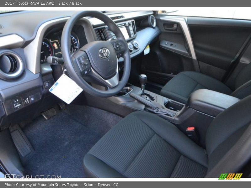 Black / Black 2017 Toyota RAV4 LE AWD