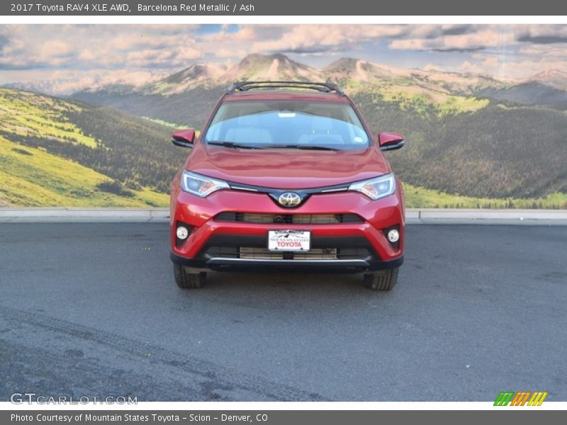 Barcelona Red Metallic / Ash 2017 Toyota RAV4 XLE AWD