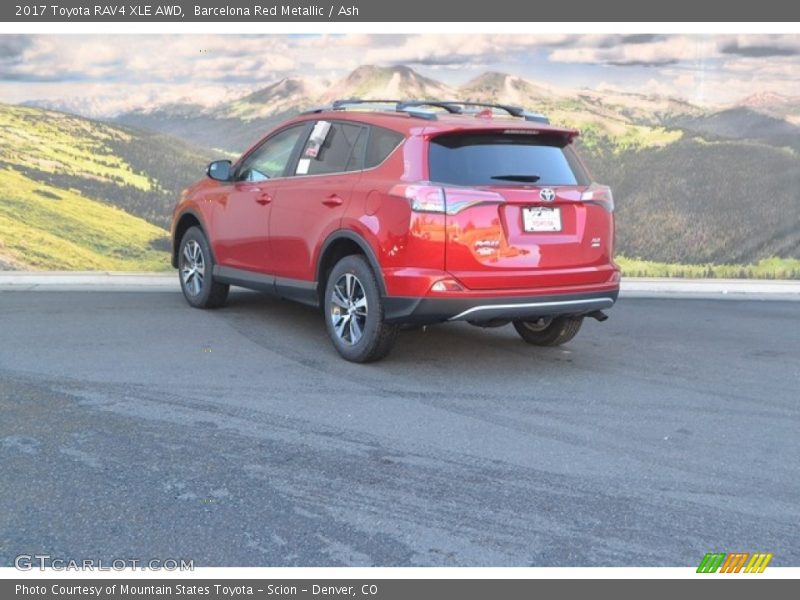 Barcelona Red Metallic / Ash 2017 Toyota RAV4 XLE AWD
