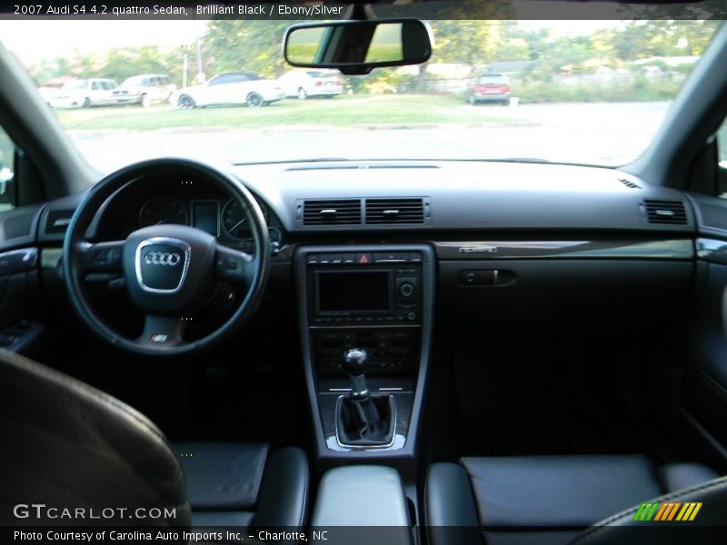 Brilliant Black / Ebony/Silver 2007 Audi S4 4.2 quattro Sedan