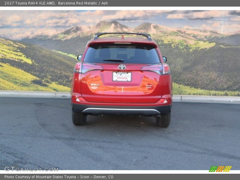 Barcelona Red Metallic / Ash 2017 Toyota RAV4 XLE AWD