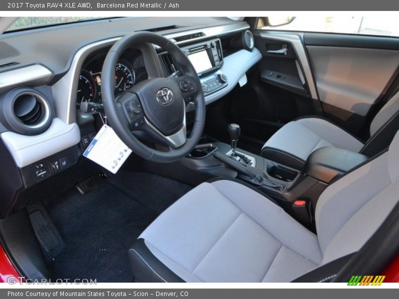  2017 RAV4 XLE AWD Ash Interior