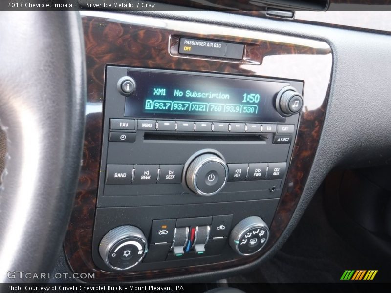 Silver Ice Metallic / Gray 2013 Chevrolet Impala LT