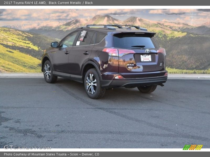 Black Current Metallic / Black 2017 Toyota RAV4 LE AWD