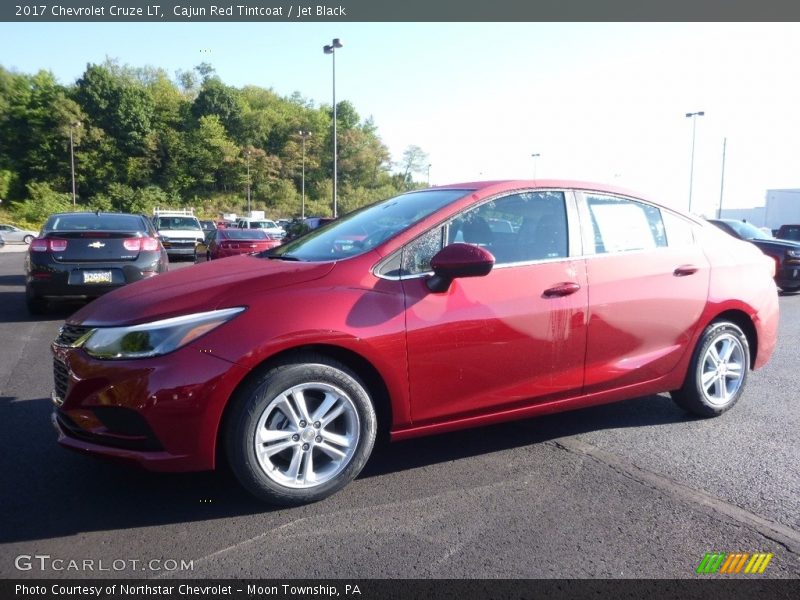 Cajun Red Tintcoat / Jet Black 2017 Chevrolet Cruze LT