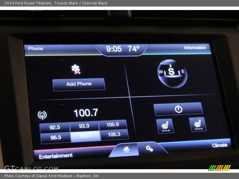 Tuxedo Black / Charcoal Black 2014 Ford Fusion Titanium