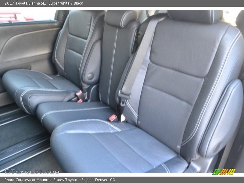 Rear Seat of 2017 Sienna SE