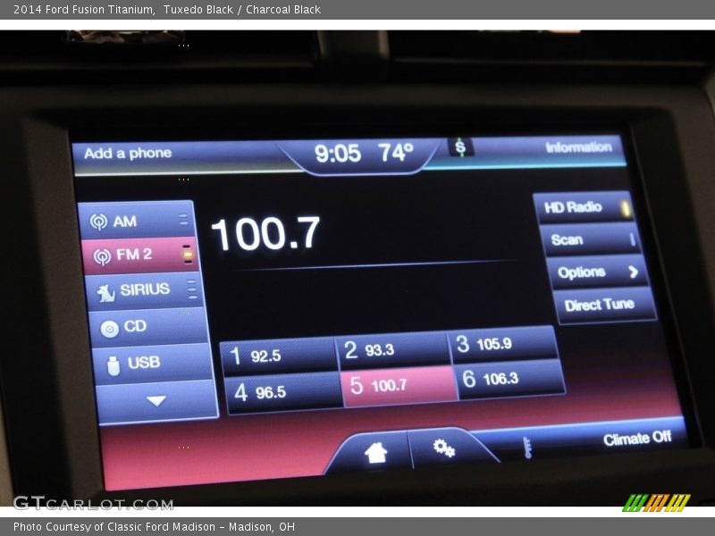 Tuxedo Black / Charcoal Black 2014 Ford Fusion Titanium
