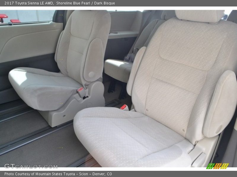Shoreline Blue Pearl / Dark Bisque 2017 Toyota Sienna LE AWD