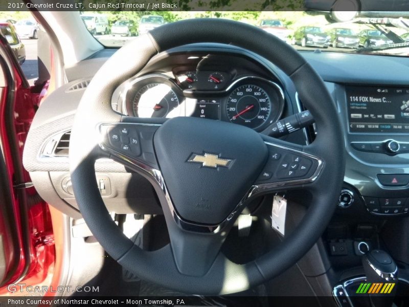 Cajun Red Tintcoat / Jet Black 2017 Chevrolet Cruze LT